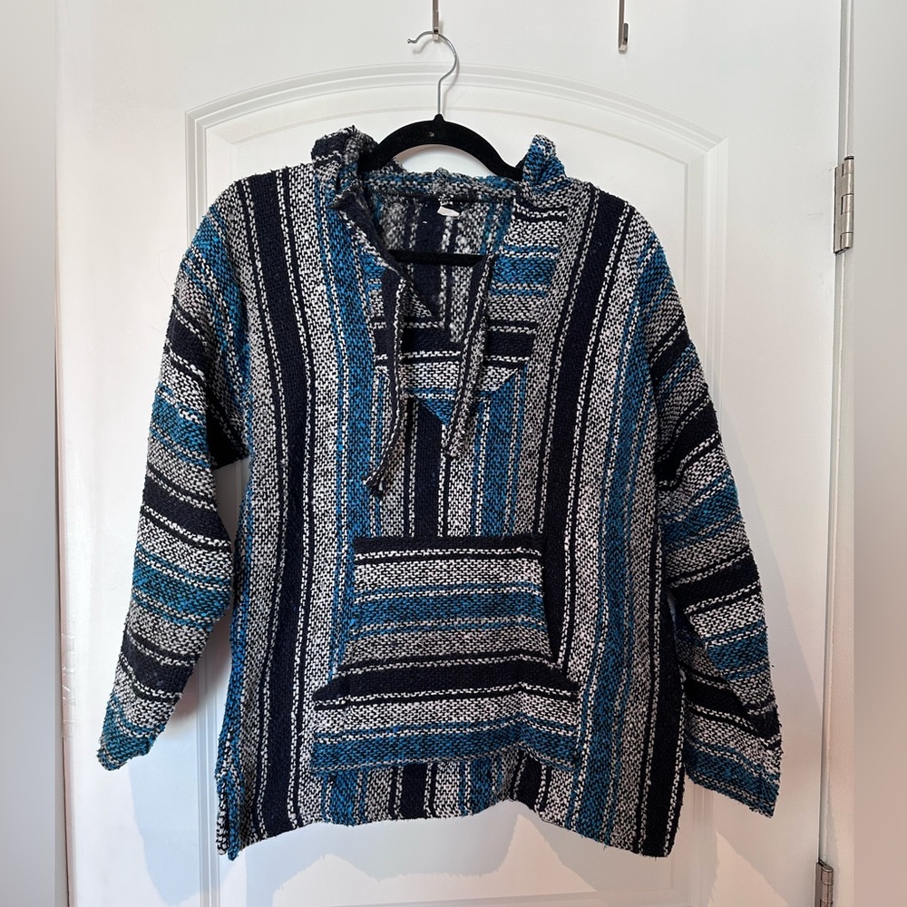 Mexican Baja hoodie sweater - size S